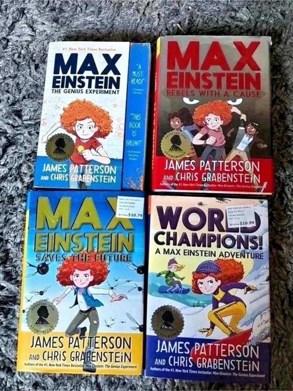 Max Einstein series Book Set The Genius Experiment Series 4 Books